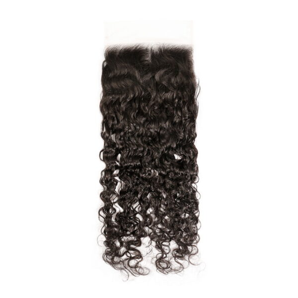 Virgin Hair Water Wave 4x4 5x5 6x6 7x7 Transparent Lace Closure - Image 2